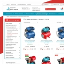 Online store of engineering equipment for the company "April"